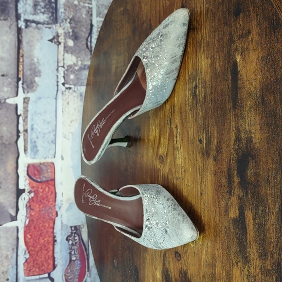 Donald & Lisa Signature by Donald J Pliner Embellished Leather Mule - Picture 1 of 12